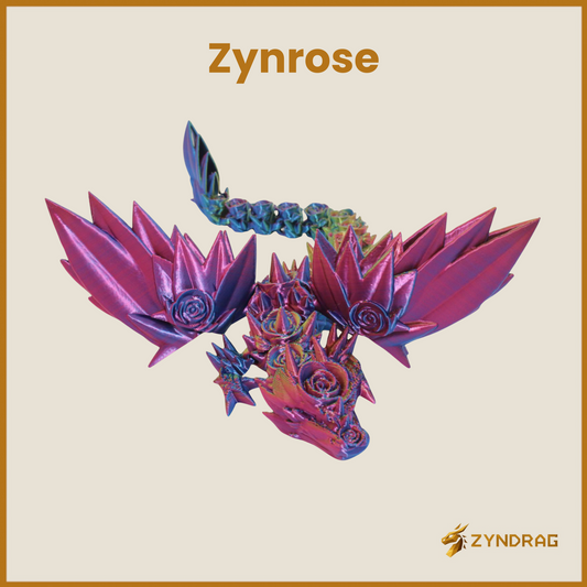 Zynrose - Dragón de espinas con alas