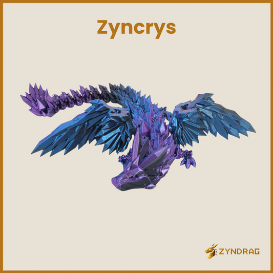 Zyncrys - Dragón de cristal con alas