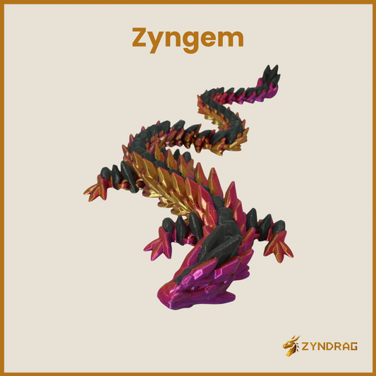 Zyngem - Dragón de gemas (Multicolor)