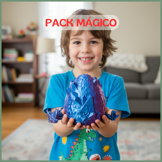 Pack mágico: Huevo & Dragón