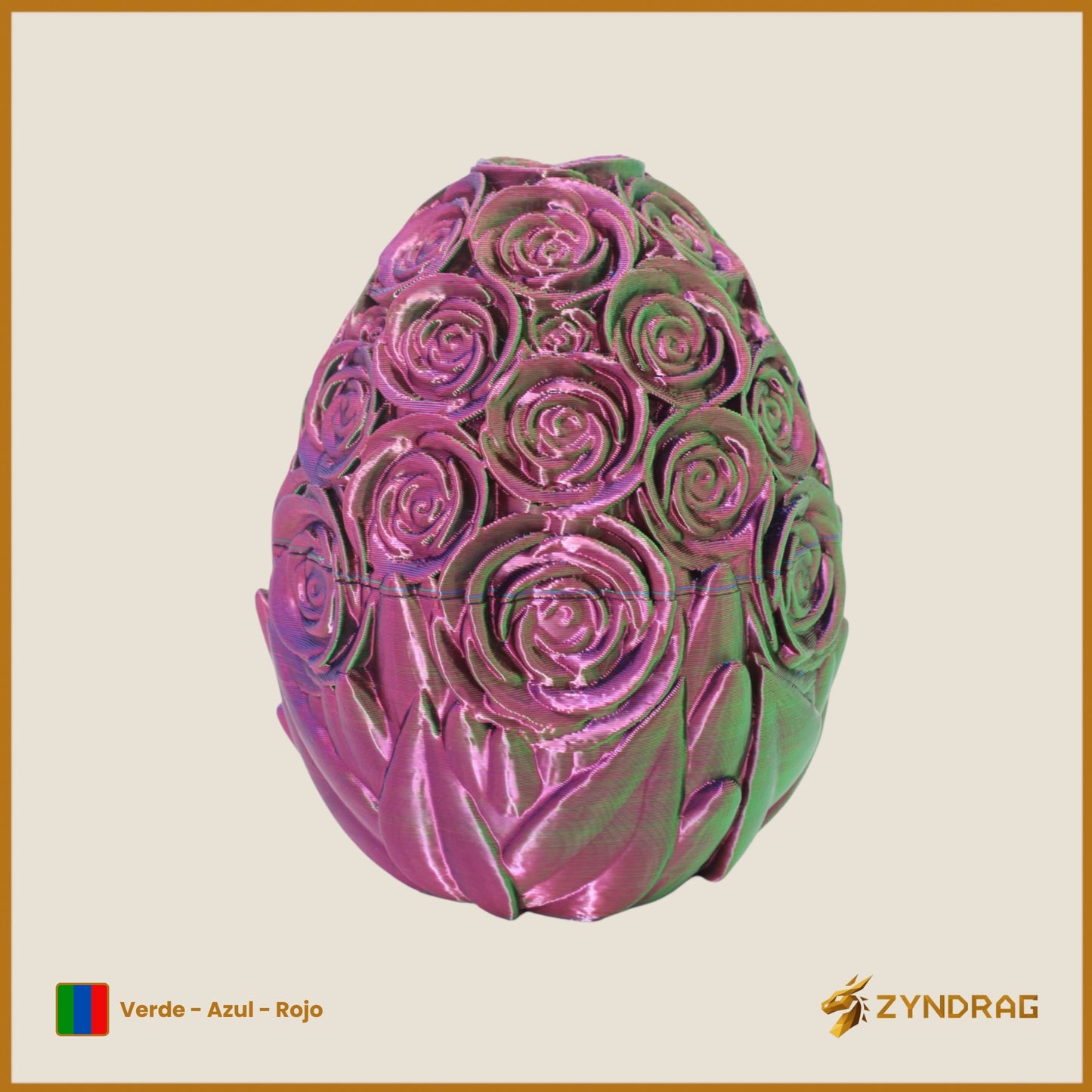 Huevo de rosas