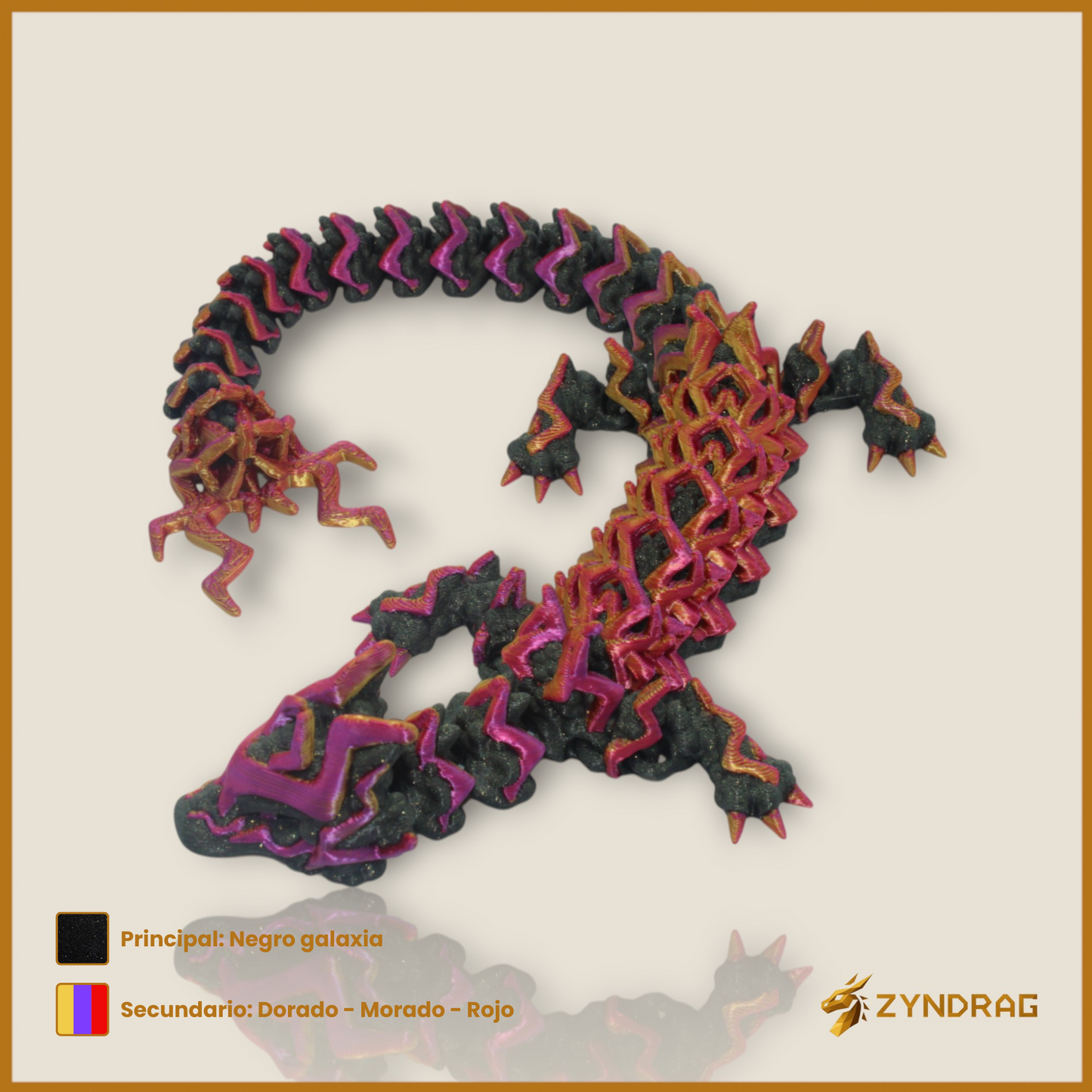 Zynstorm - Dragón de tormenta (Multicolor)
