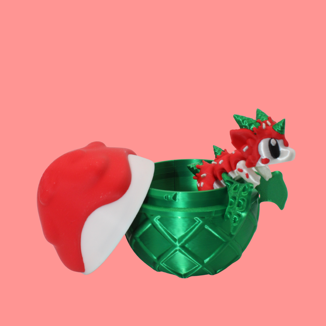 Dragón Helado Navideño