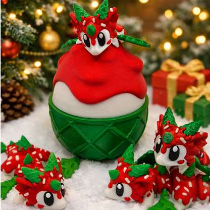 Dragón Helado Navideño