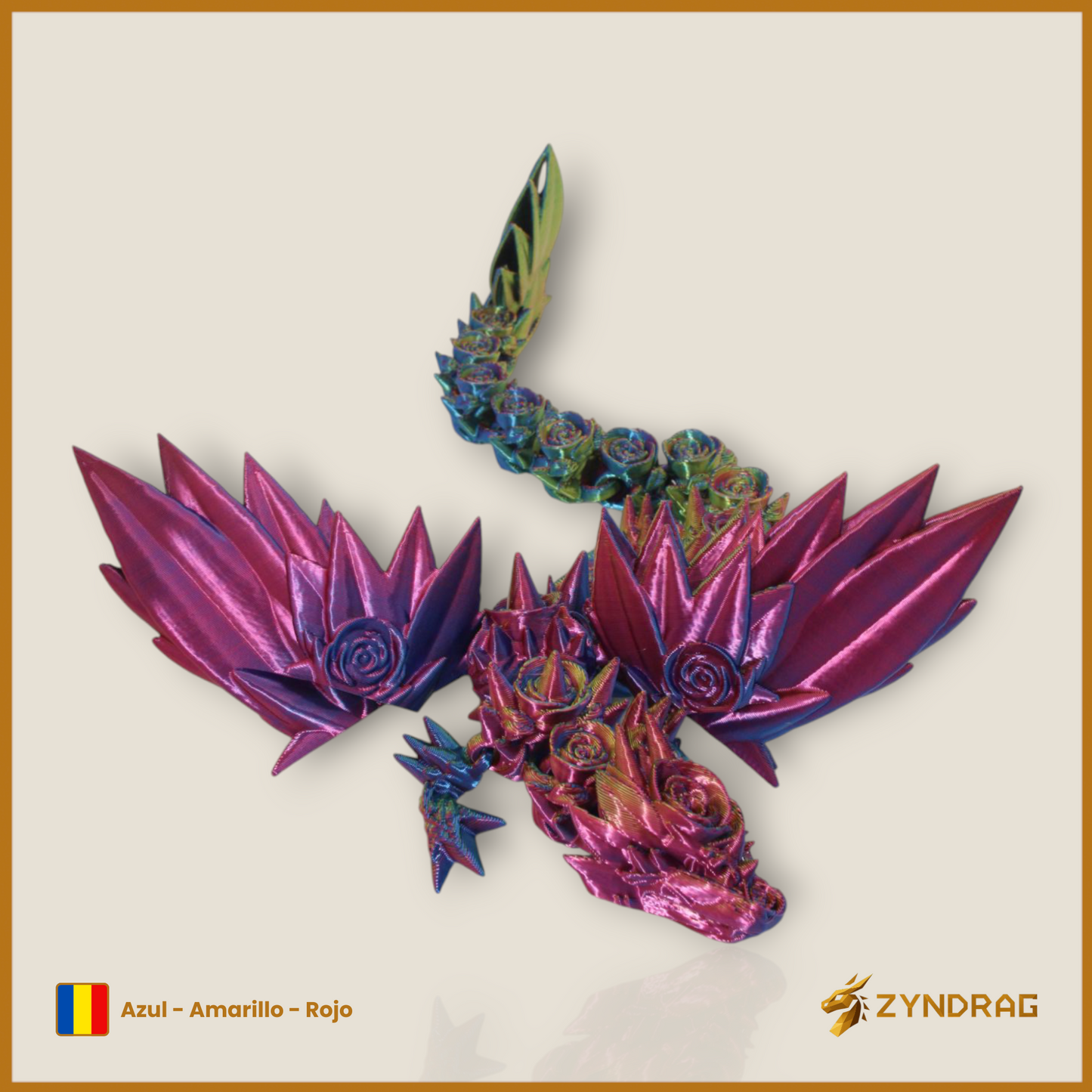 Zynrose - Dragón de espinas con alas