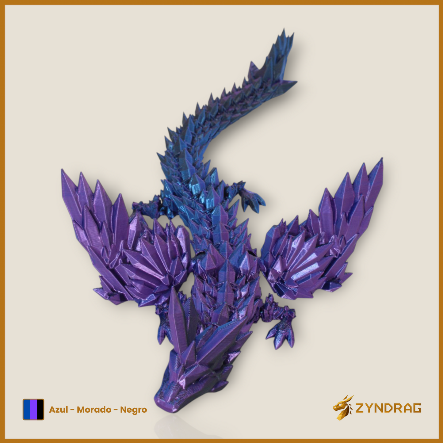 Zyncrys - Dragón de cristal con alas