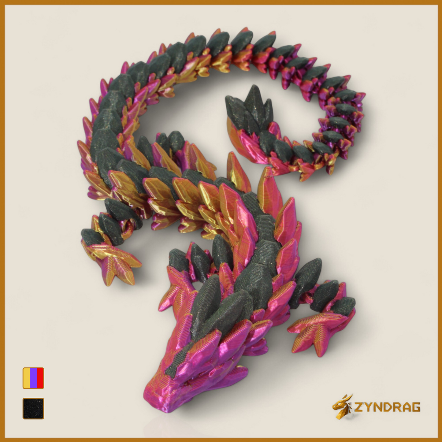 Zyngem - Dragón de gemas (Multicolor)