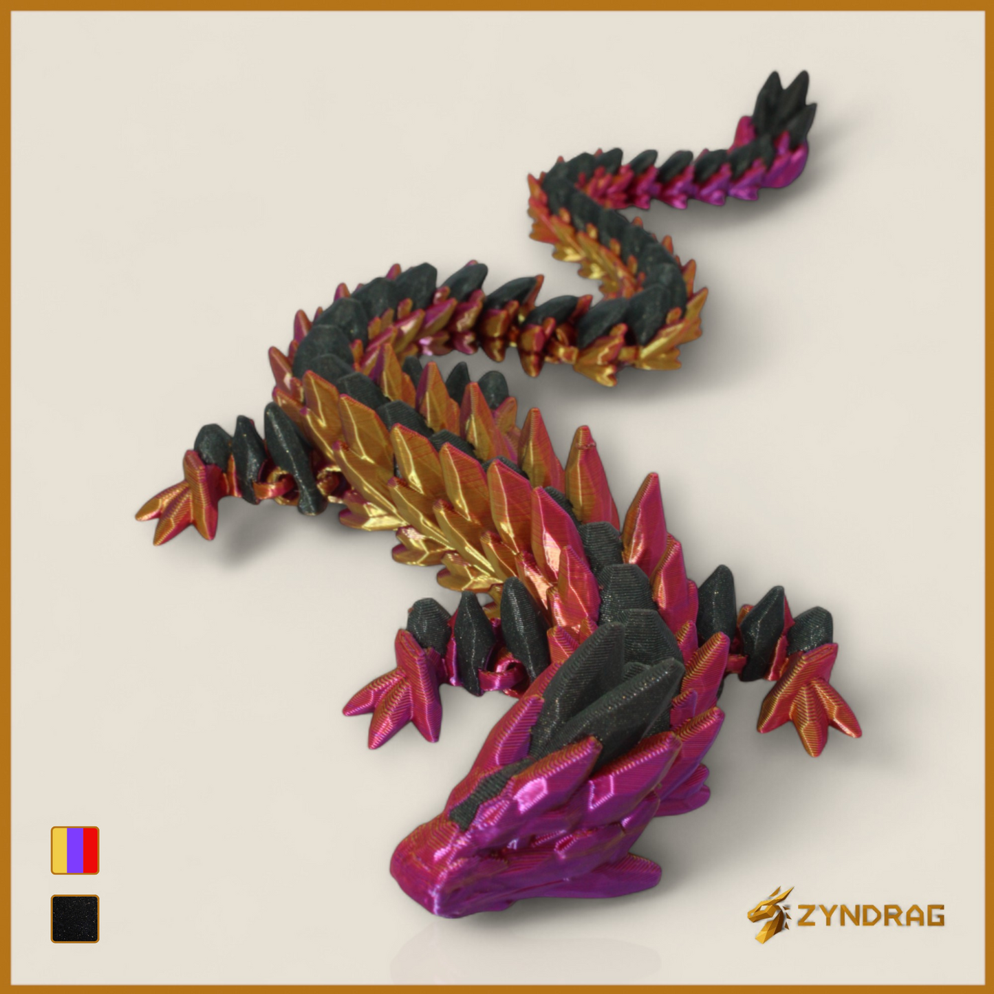 Zyngem - Dragón de gemas (Multicolor)