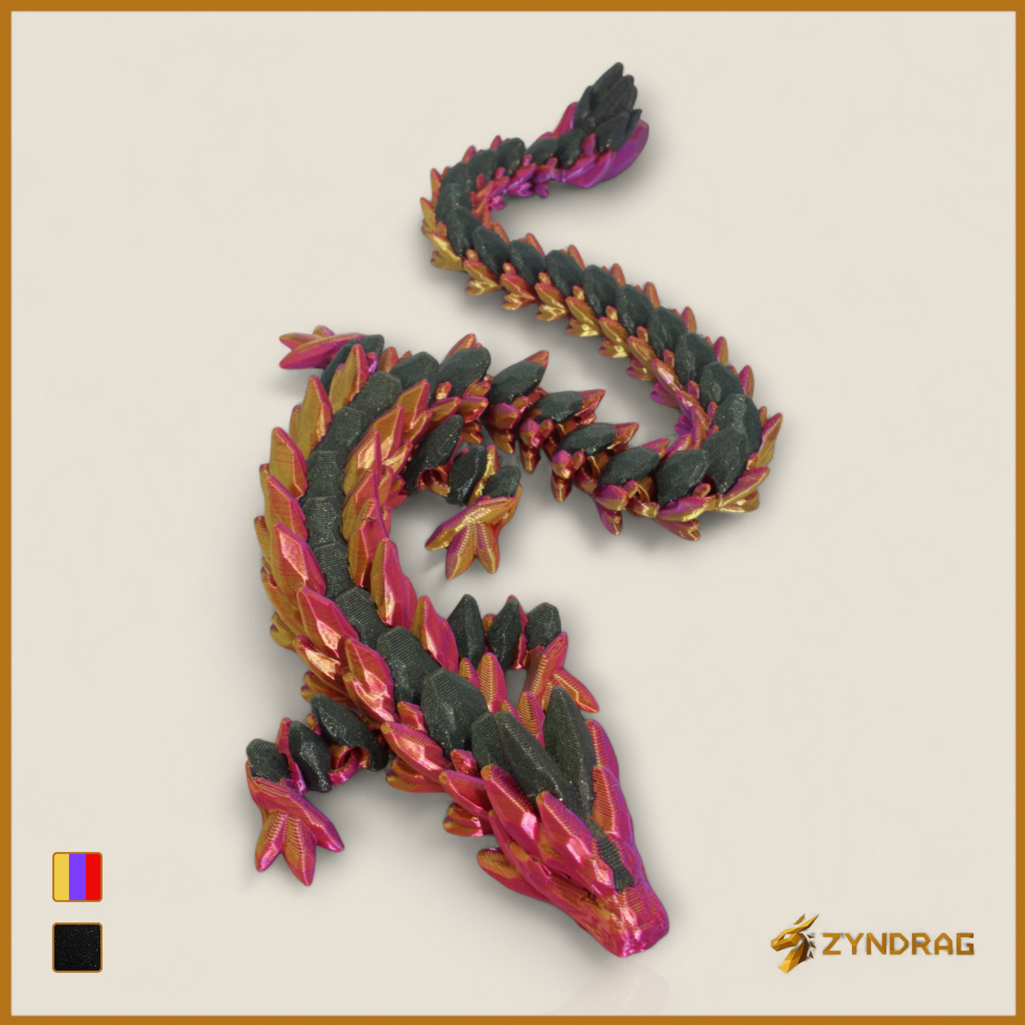 Zyngem - Dragón de gemas (Multicolor)