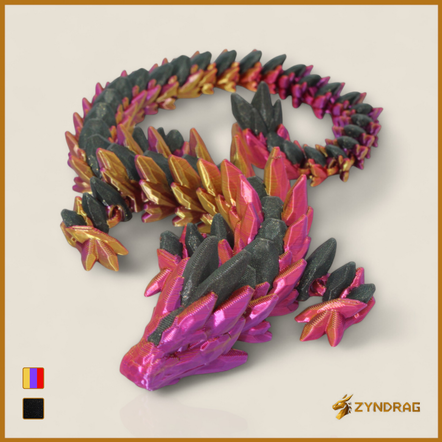 Zyngem - Dragón de gemas (Multicolor)