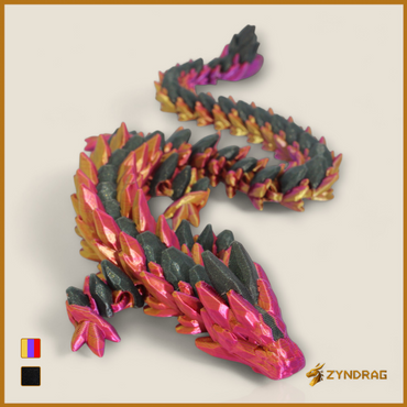 Zyngem - Dragón de gemas (Multicolor)