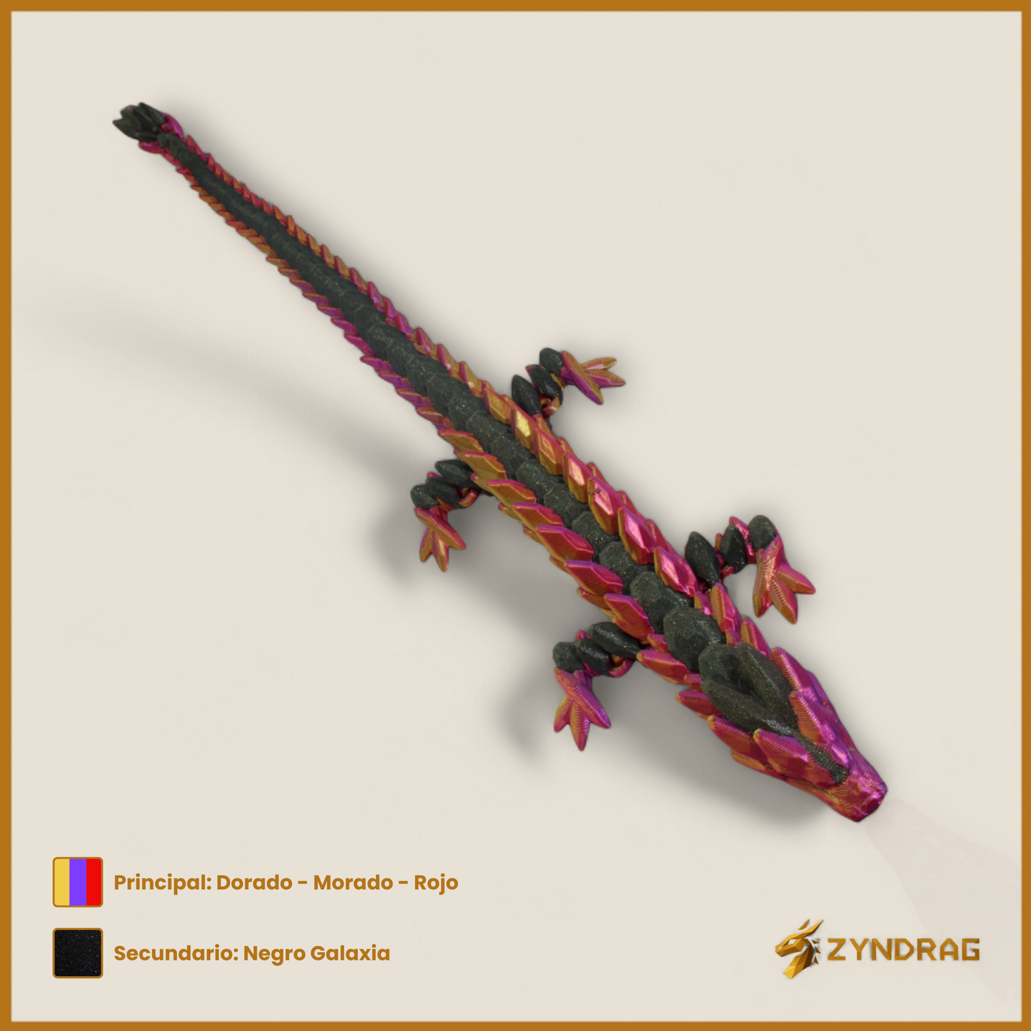 Zyngem - Dragón de gemas (Multicolor)