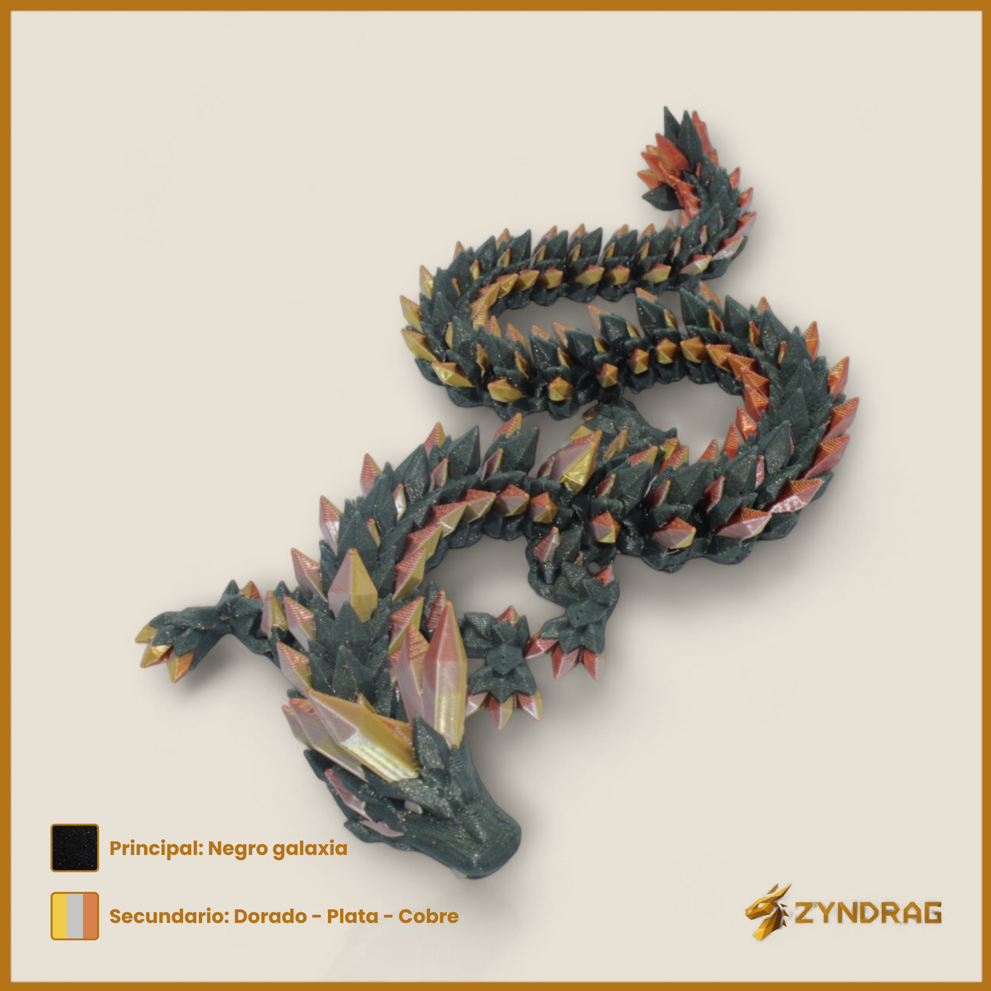 Zyncrys – Dragón de cristal (Multicolor)