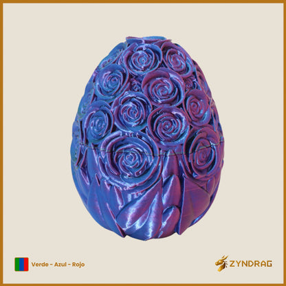 Huevo de rosas