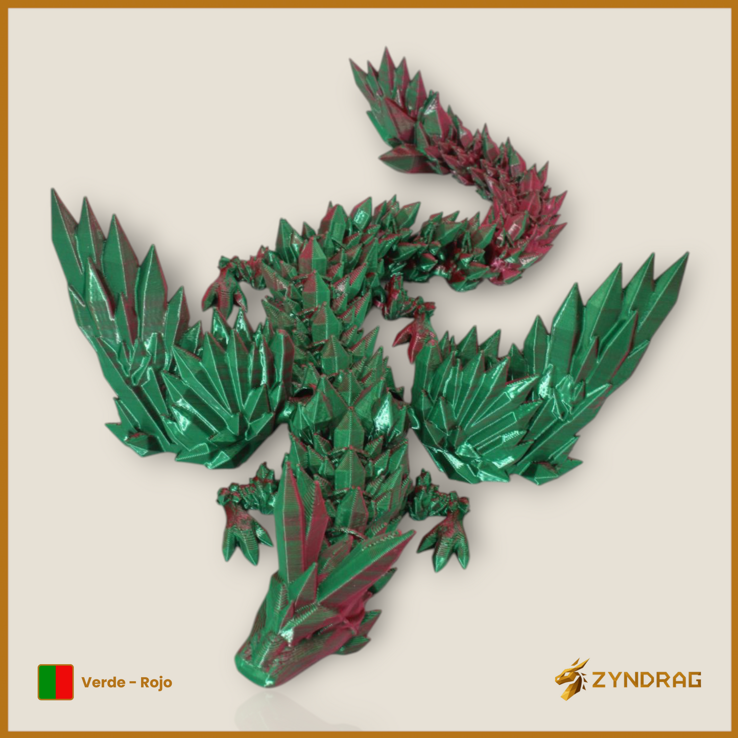 Zyncrys - Dragón de cristal con alas