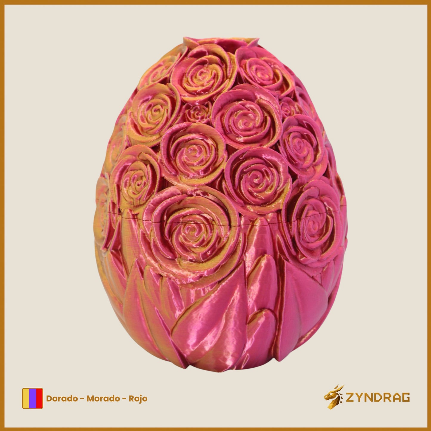 Huevo de rosas