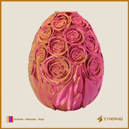 Huevo de rosas