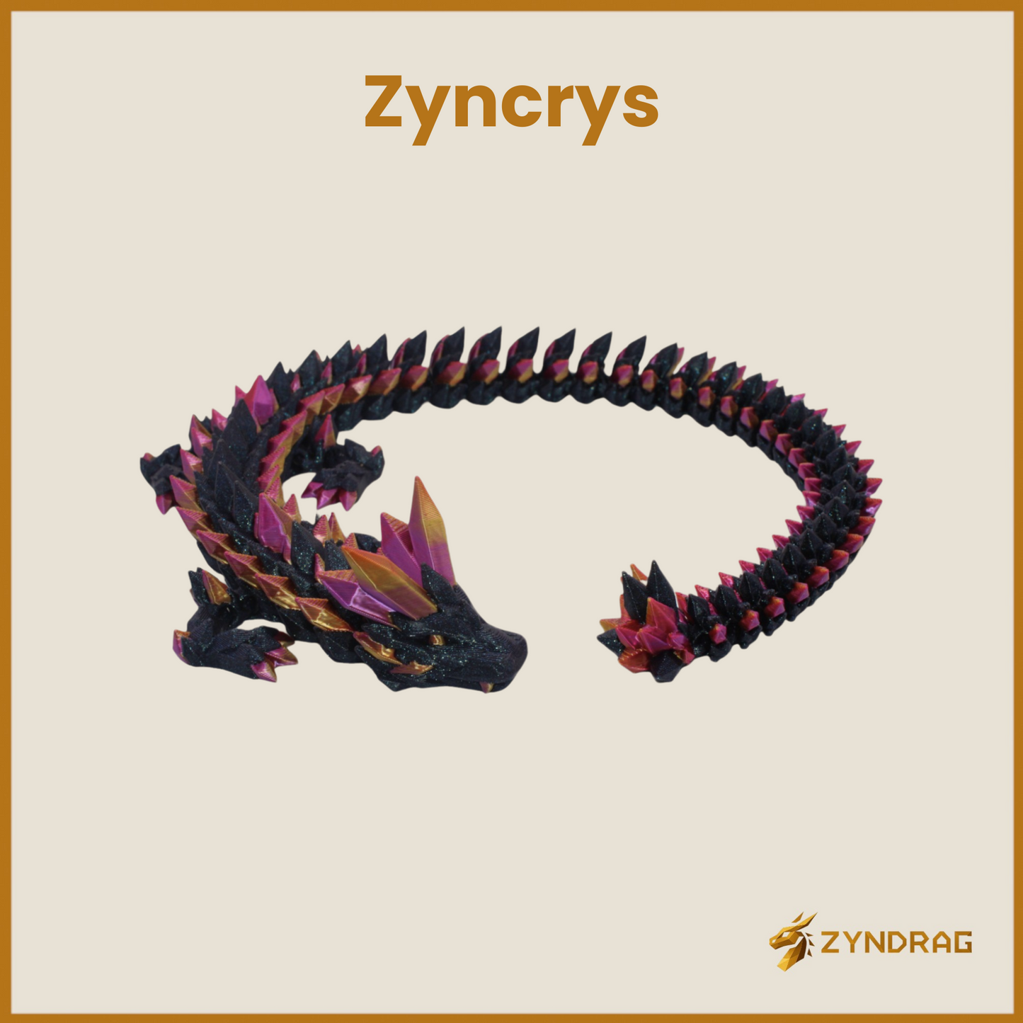 Zyncrys – Dragón de cristal (Multicolor)