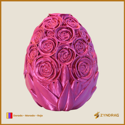Huevo de rosas