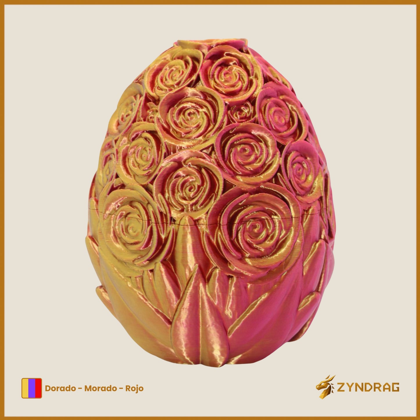 Huevo de rosas
