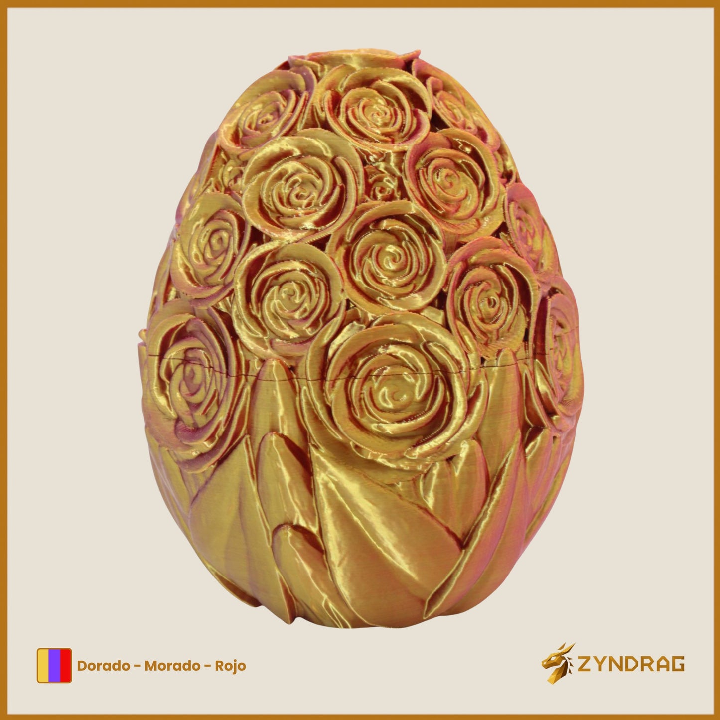 Huevo de rosas