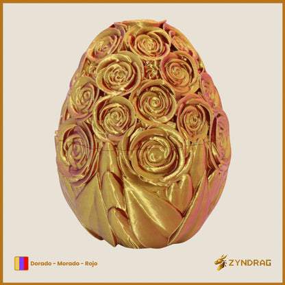 Huevo de rosas
