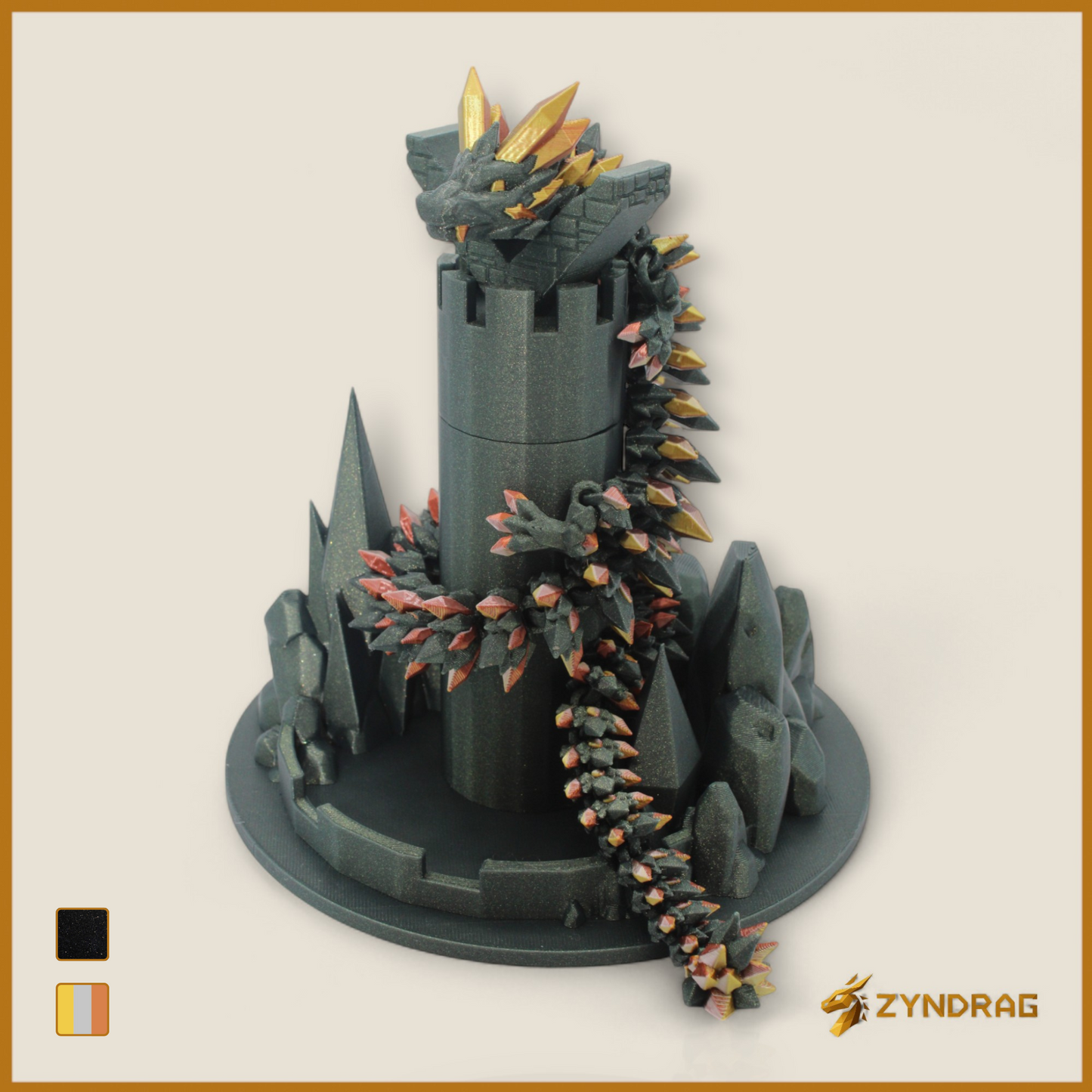 Zyncrys – Dragón de cristal (Multicolor)