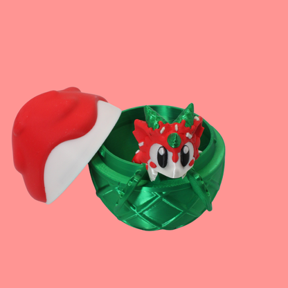 Dragón Helado Navideño