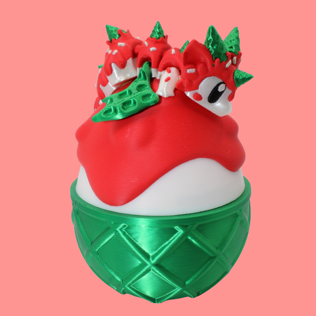 Dragón Helado Navideño